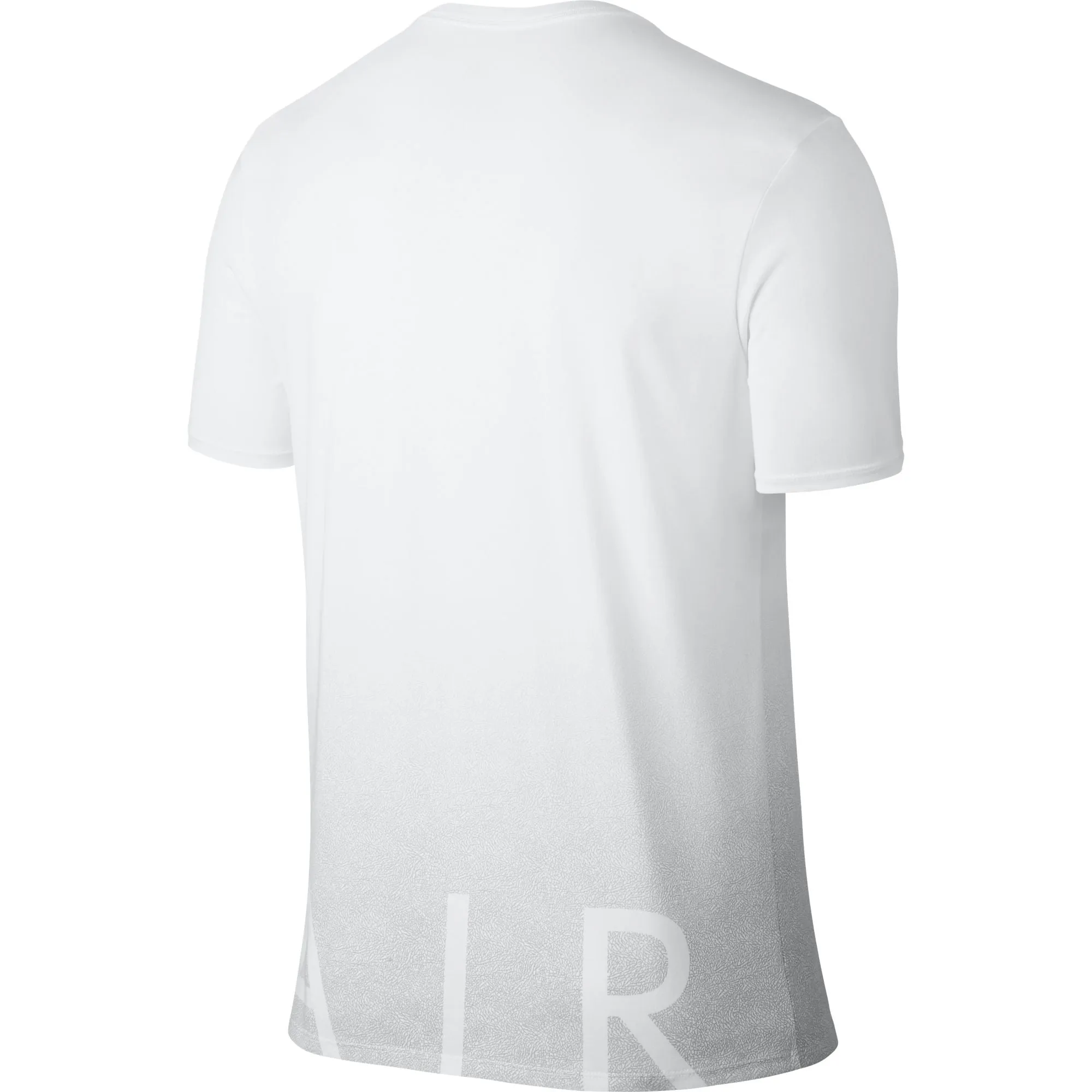 Air Jordan Ele Air Men's Short Sleeve T-Shirt White/Wolf Grey