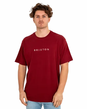 Alpha Line T-Shirt in Island Berry Garment Dye
