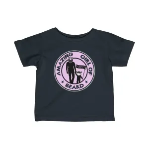 Amazing Girl of Beard Black Baby Infant T-Shirt