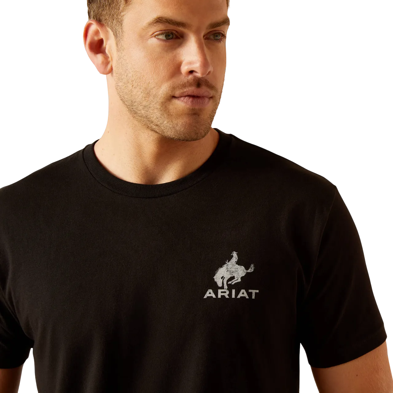Ariat Men's Bronco Flag Black T-Shirt