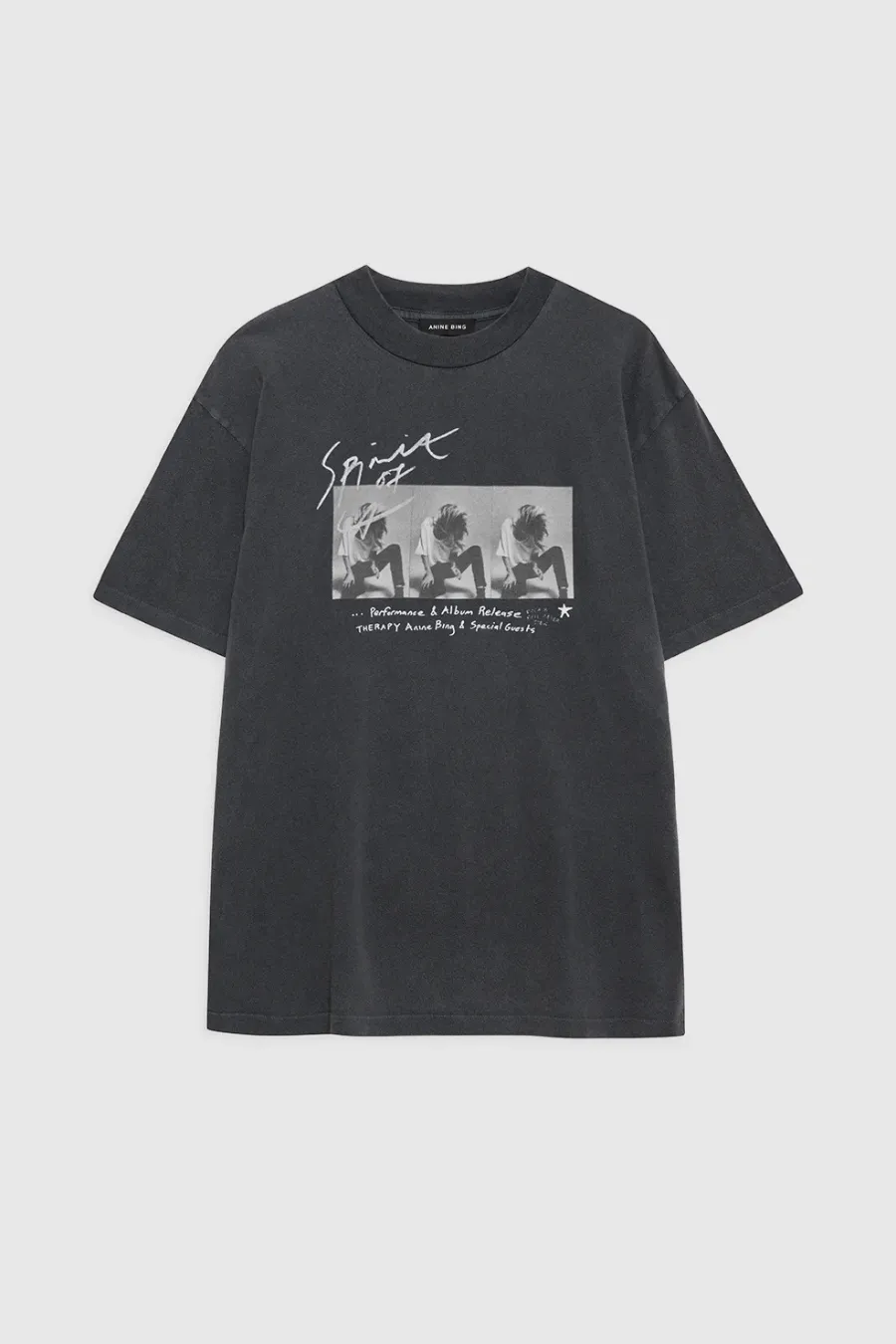 Ashton Tee Concert Washed Black