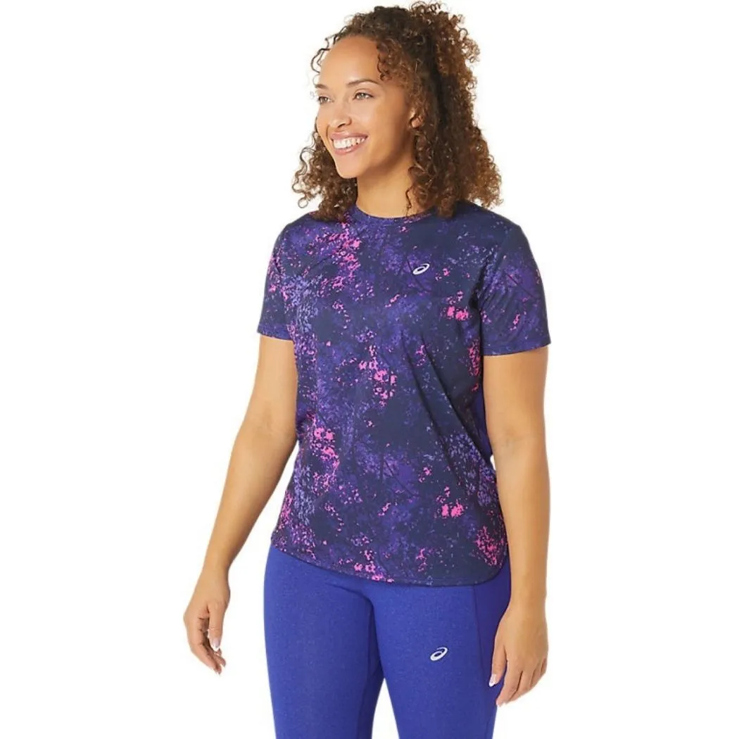 asics All Over Print SS Women's Top