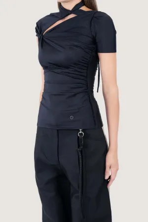 Asymmetric Draped Jersey