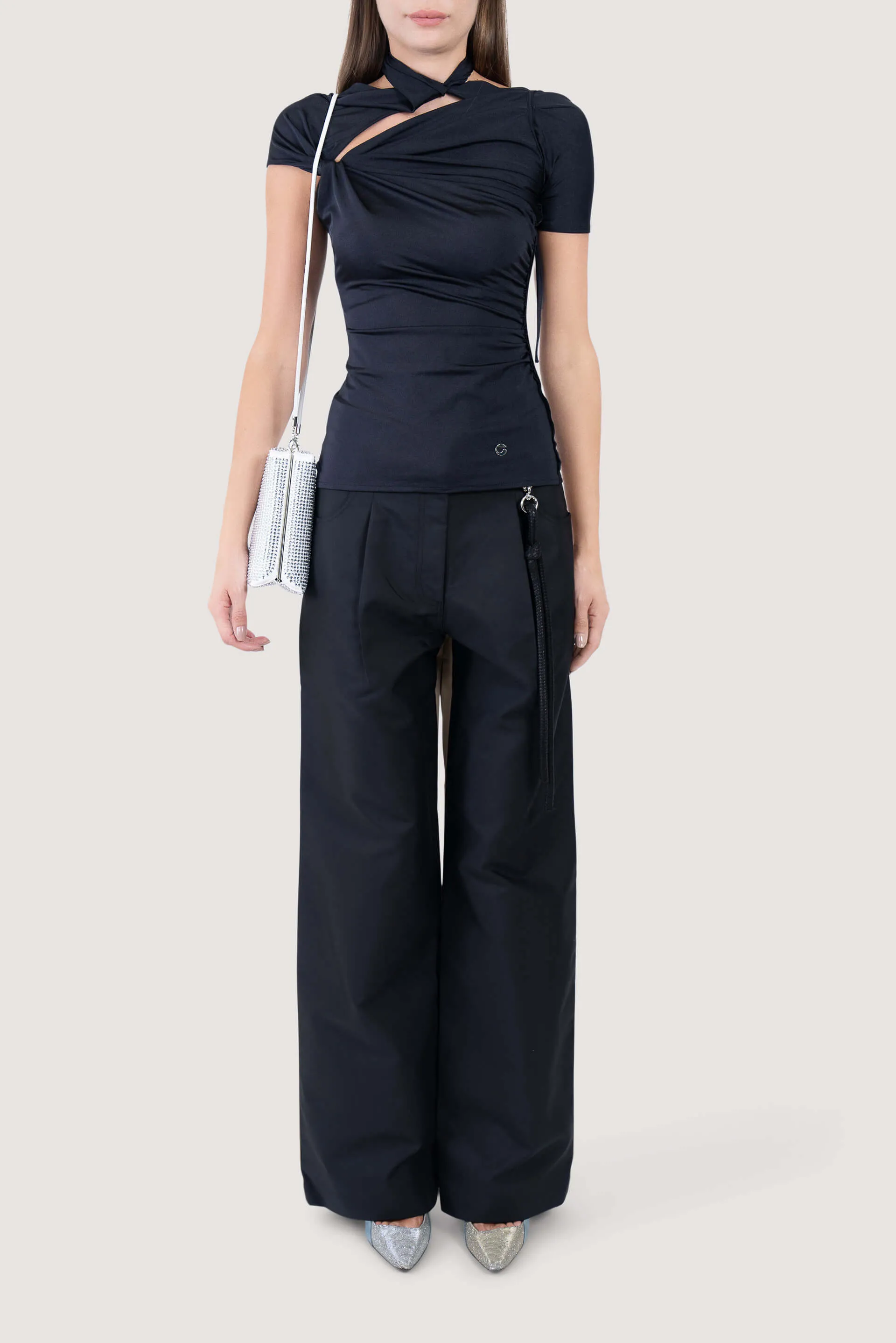 Asymmetric Draped Jersey