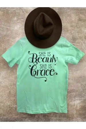 BC SHE IS BEAUTY SHE IS GRACE - MINT