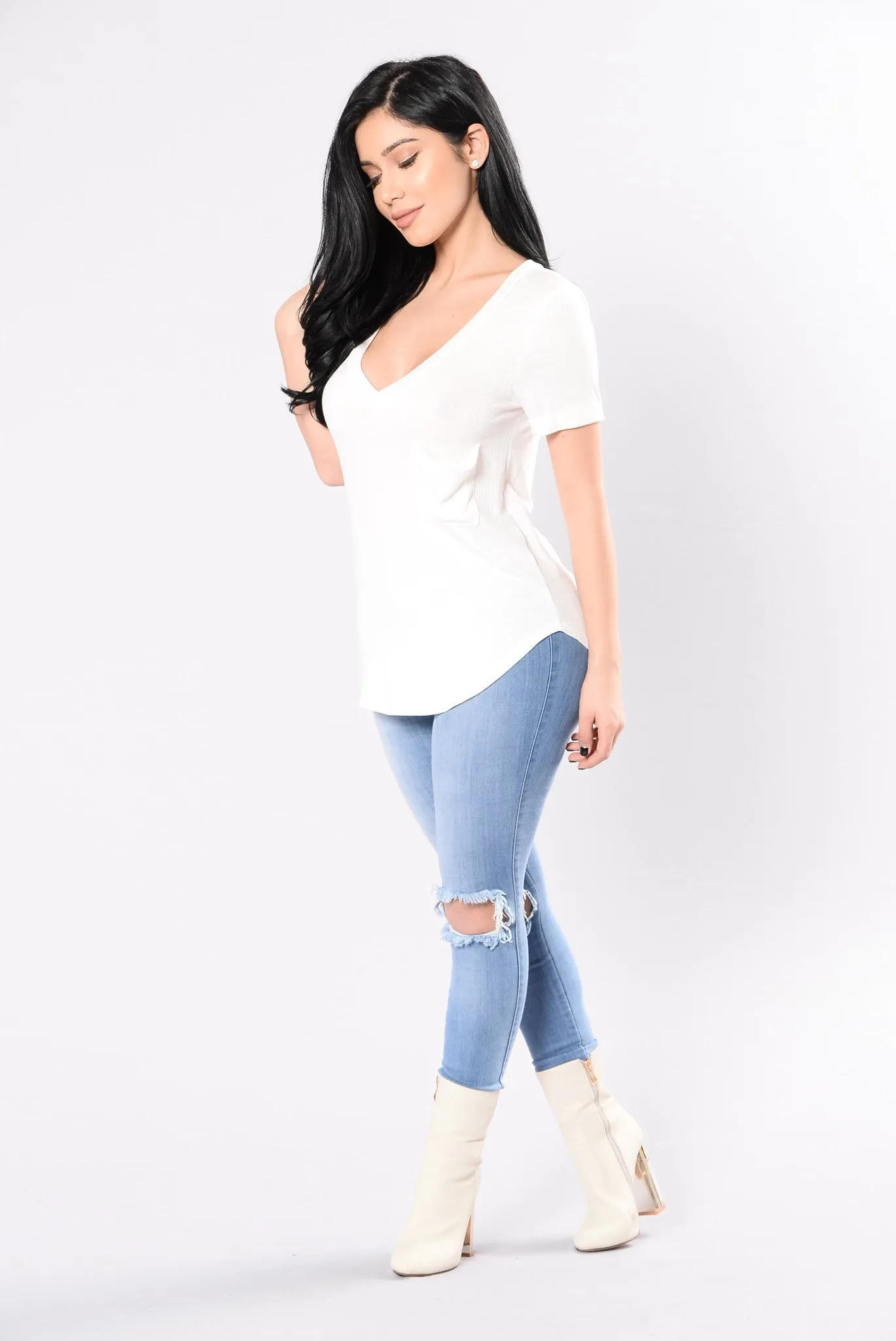 Be There In Seconds Flat Tee - Ivory