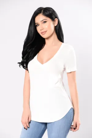Be There In Seconds Flat Tee - Ivory