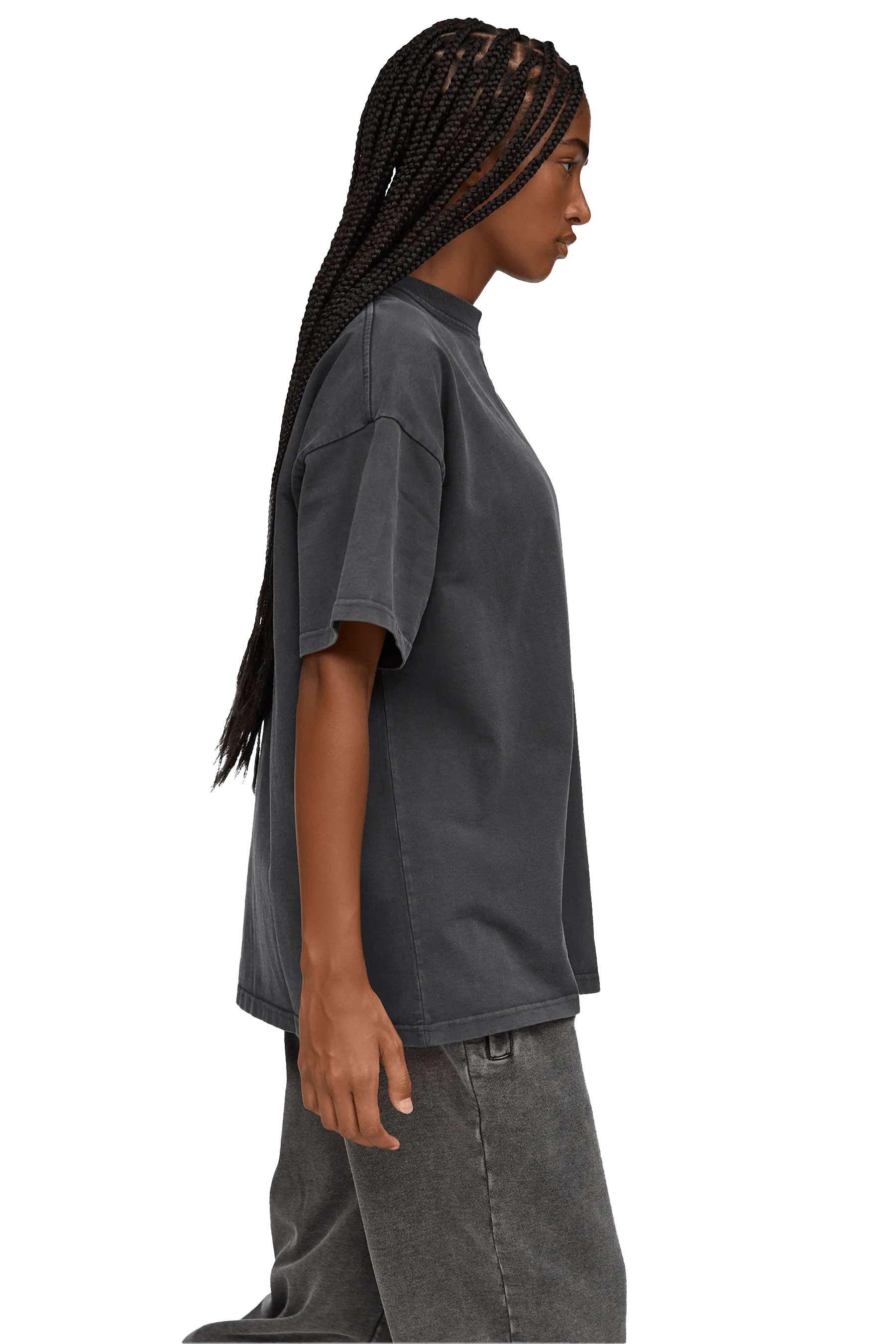 BOXY T-SHIRT - Gray Vintage