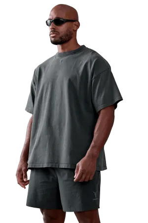 BOXY T-SHIRT - Gray Vintage