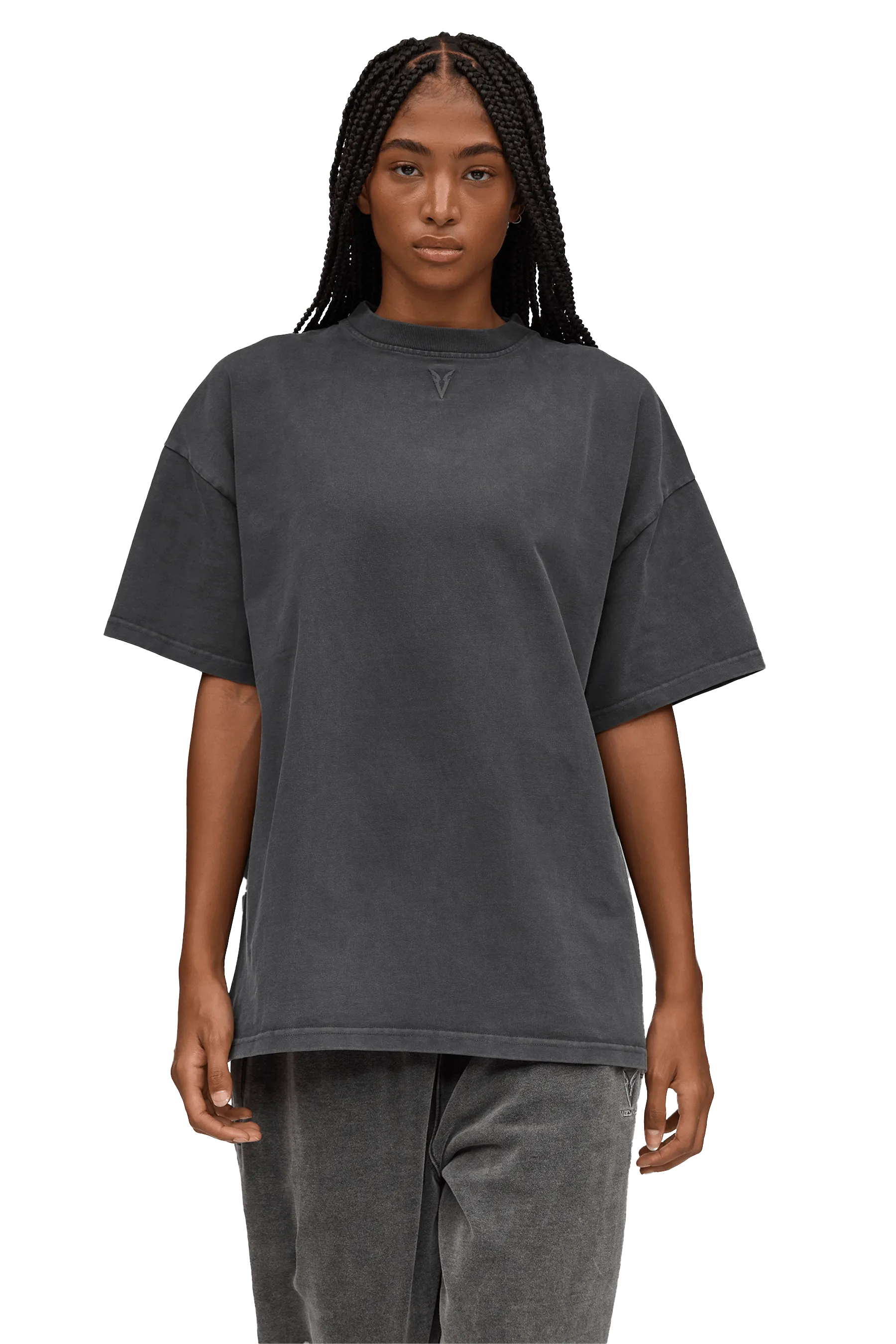 BOXY T-SHIRT - Gray Vintage