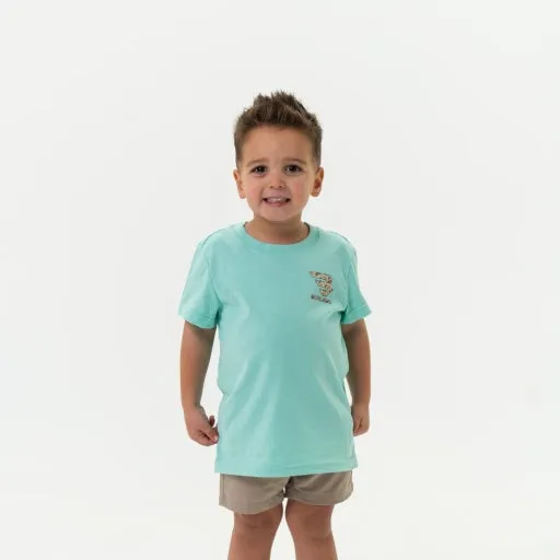 Burlebo Youth Tee | Mallard Camo Dog - Ss - Island Reef
