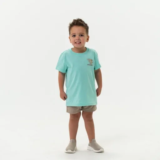 Burlebo Youth Tee | Mallard Camo Dog - Ss - Island Reef