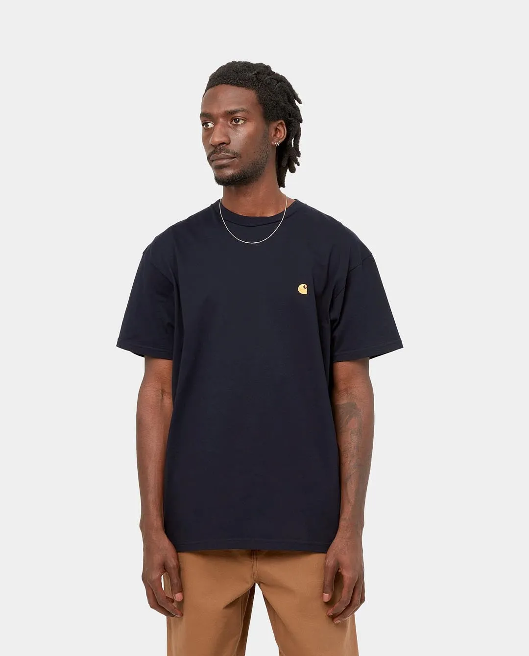 Carhartt WIP - Chase T-Shirt - Navy/Gold