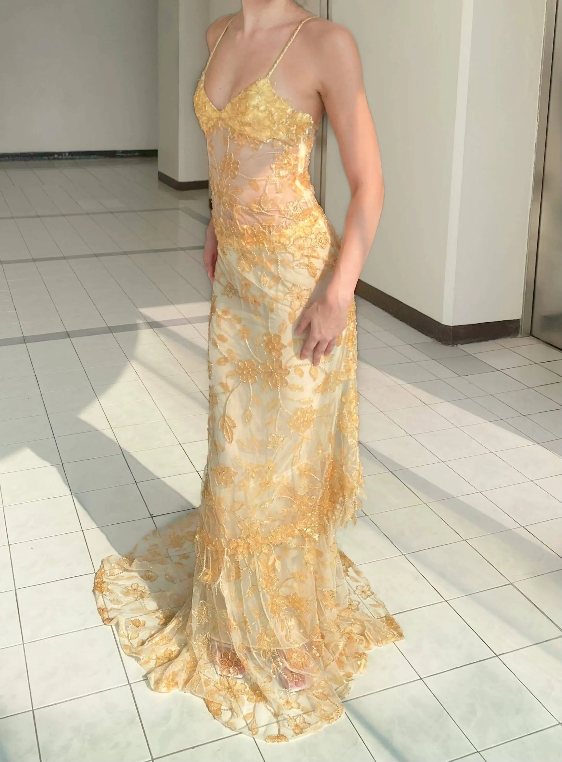 Cha Collective - Delilah Maxi in Gold