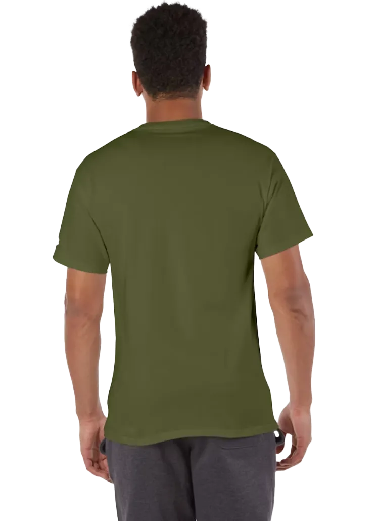 CHAMPION SOLID T-SHIRT FRESH OLIVE - T425-A6PI