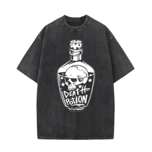 Death Potion Skull Vintage Washed T-shirt