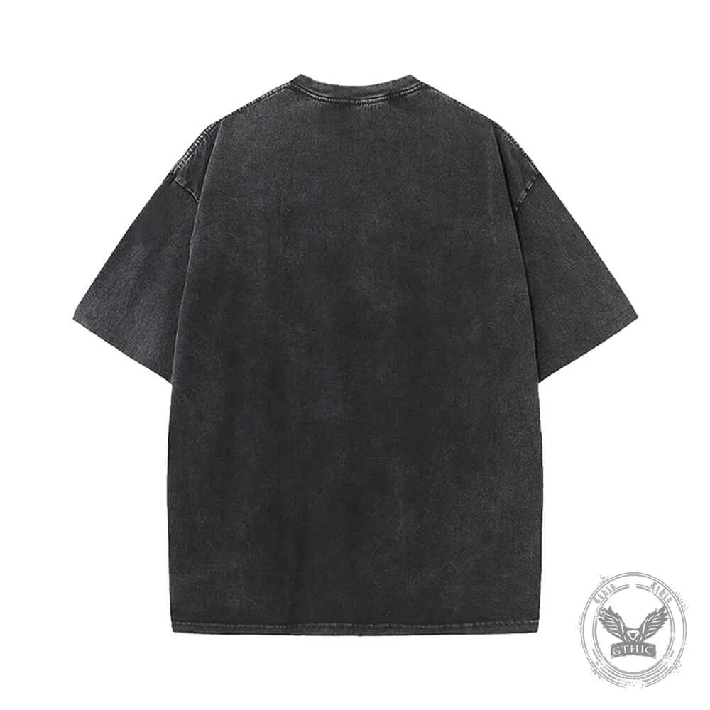 Death Potion Skull Vintage Washed T-shirt