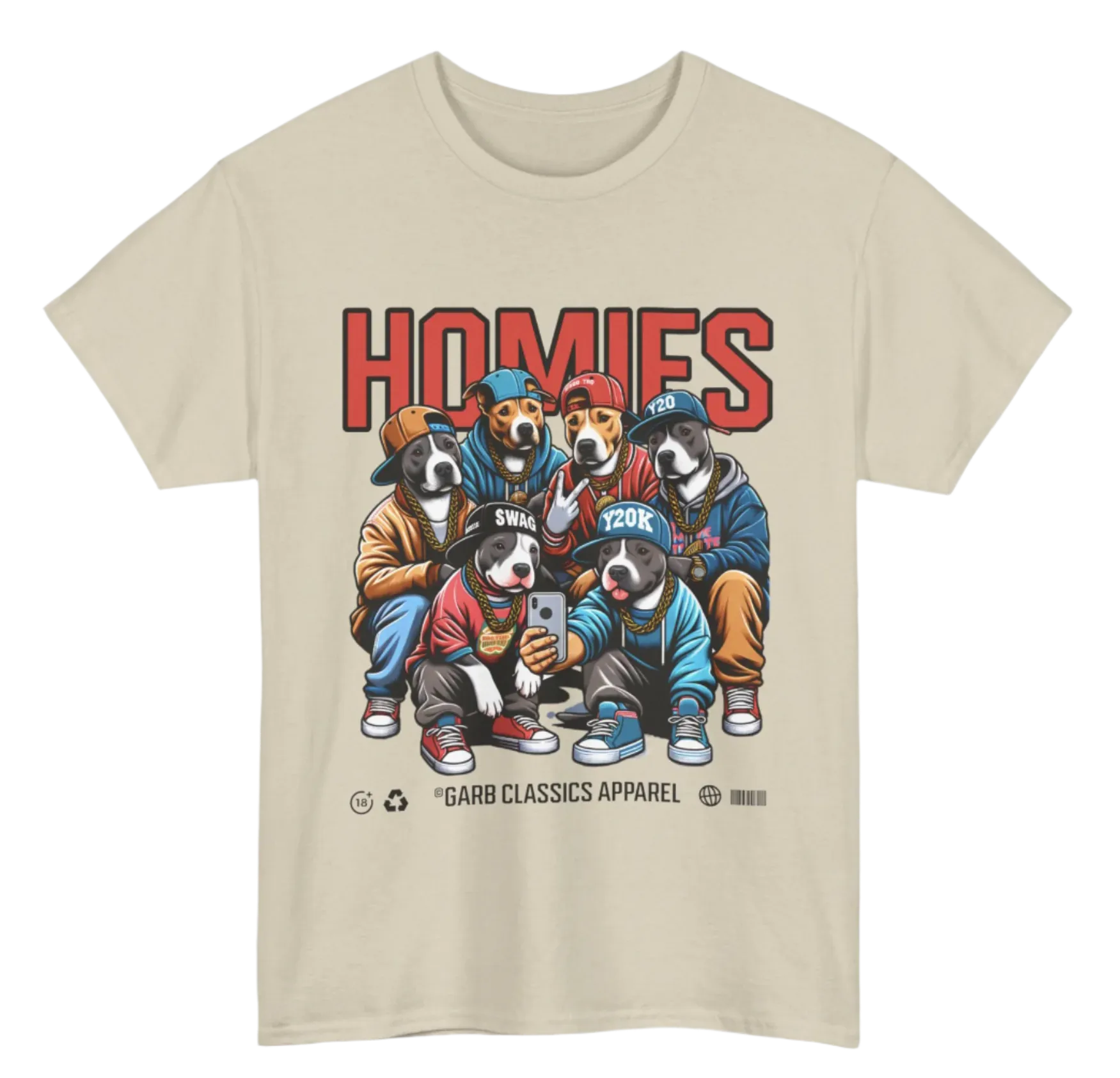 Dog Homies Graphic Tee