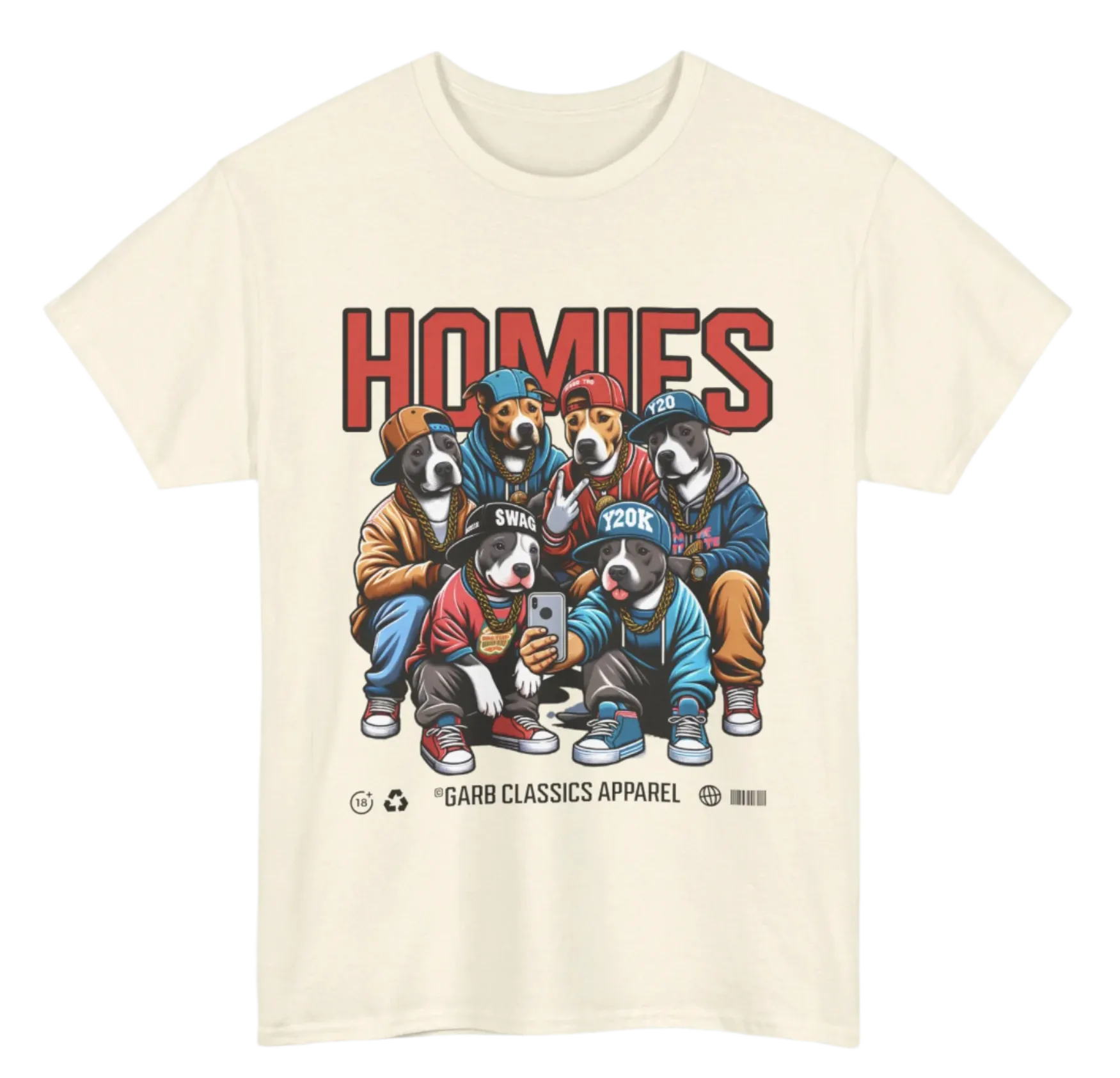 Dog Homies Graphic Tee