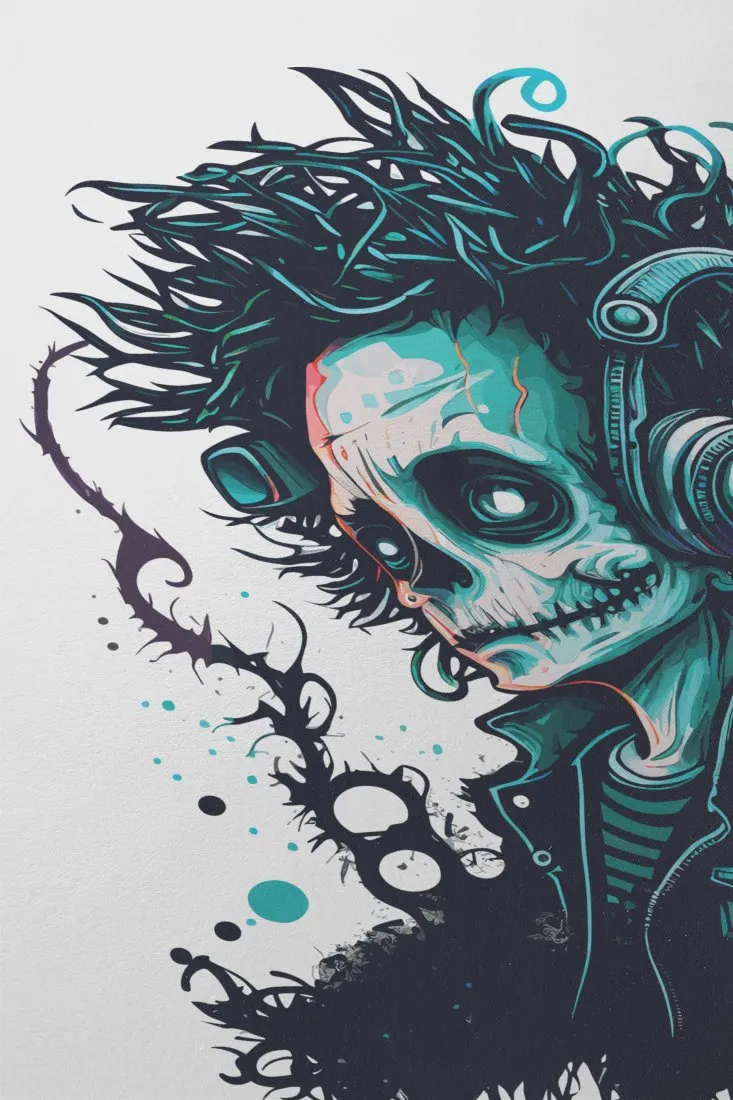 Edgy Skull Hipster Touch