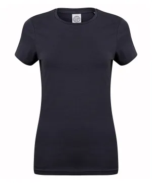 Feel good womens stretch t-shirt | Navy