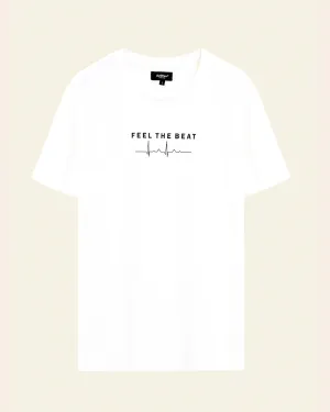 Feel The Beat' Print T-Shirt