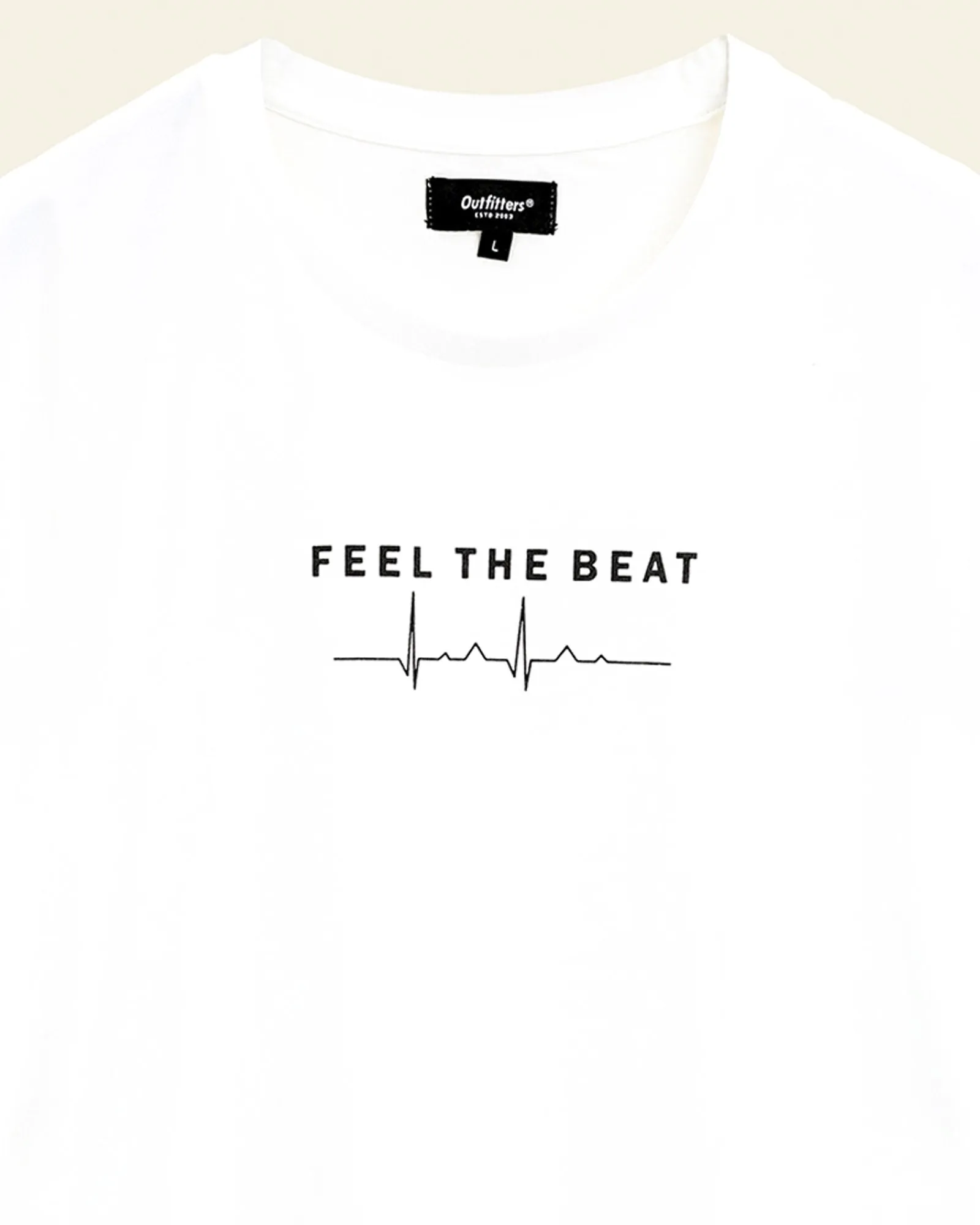 Feel The Beat' Print T-Shirt