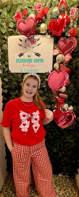 Feel the Love Bow Graphic Tee