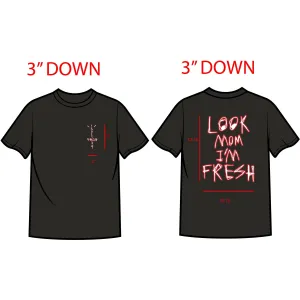 Fresh Society "Look Mom I'm Fresh" Black/Red Tee