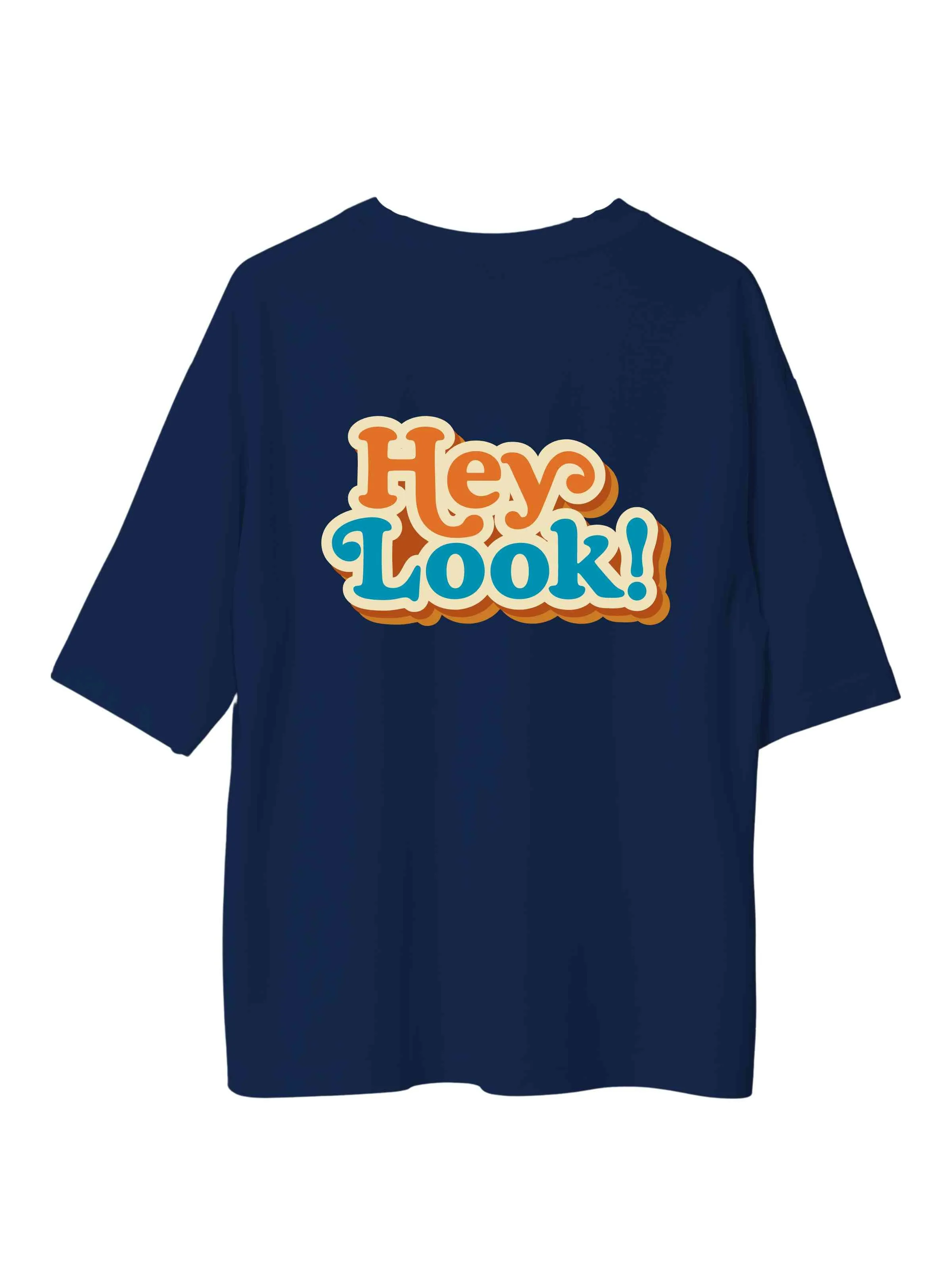 Hey Look : Burger Bae Oversized  Tee For Men and Women
