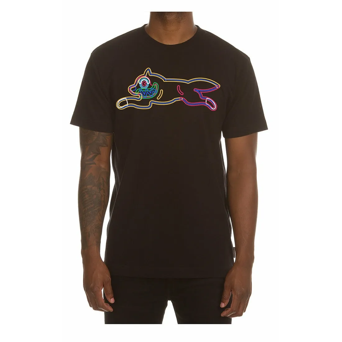 Ice Cream "Outline" SS Black Tee (421-3200)