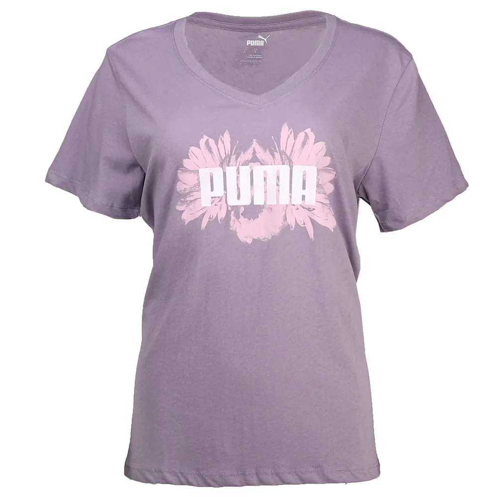 In Full Bloom Crew Neck Short Sleeve T-Shirt