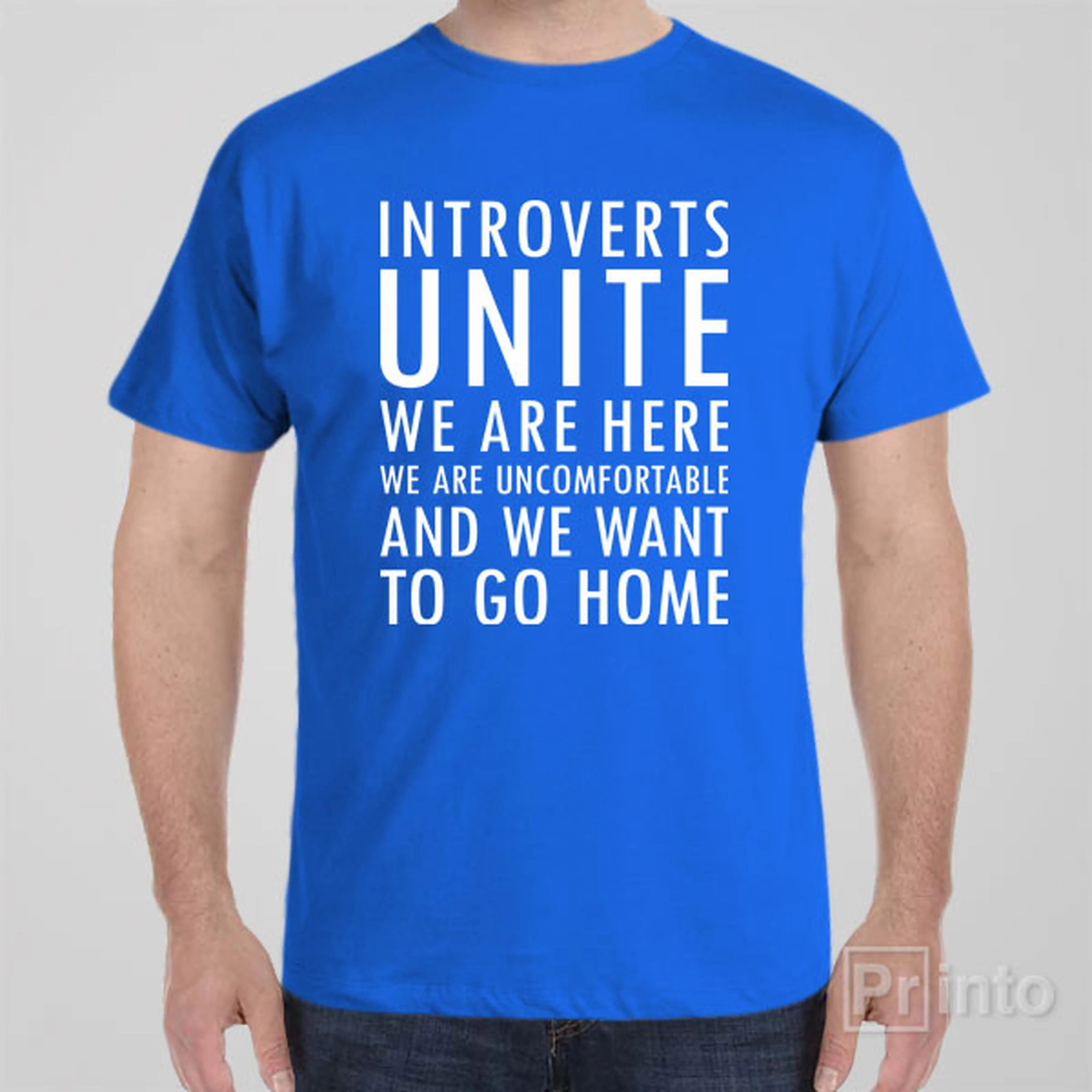 Introverts unite! - T-shirt