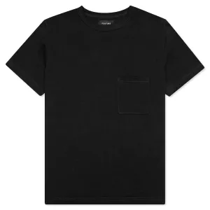 Jersey Braque Pocket Tee - Black