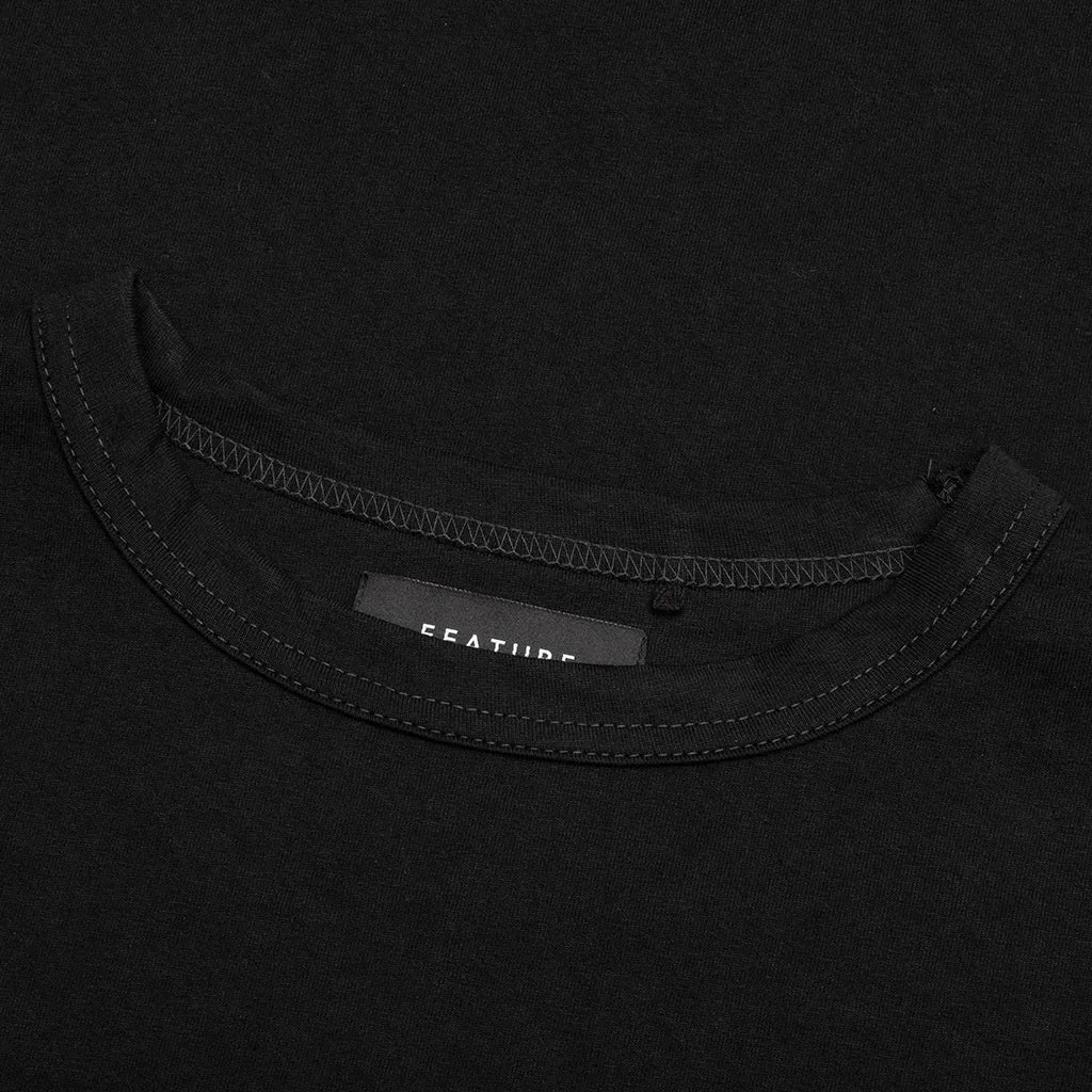 Jersey Braque Pocket Tee - Black