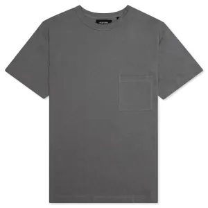 Jersey Braque Pocket Tee - Charcoal