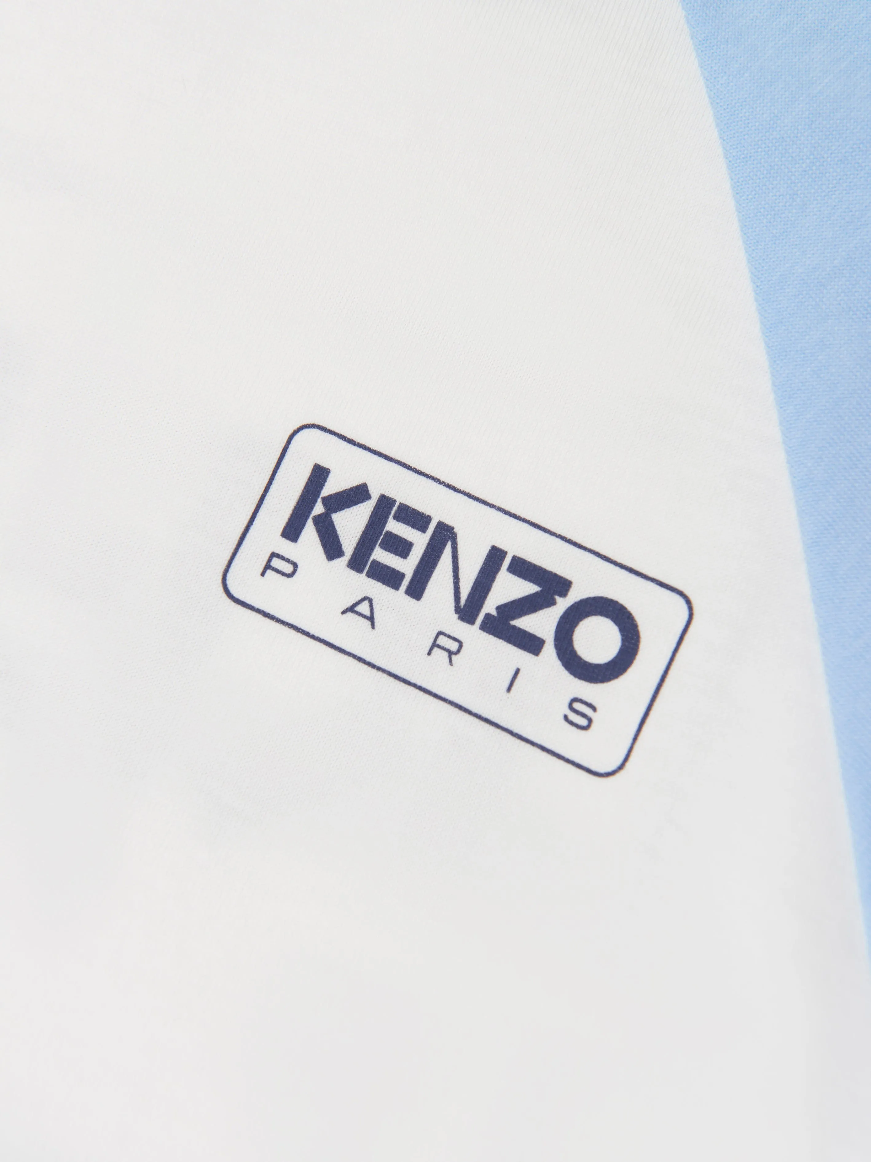 KENZO Boys Colourblock T-Shirt in Ivory