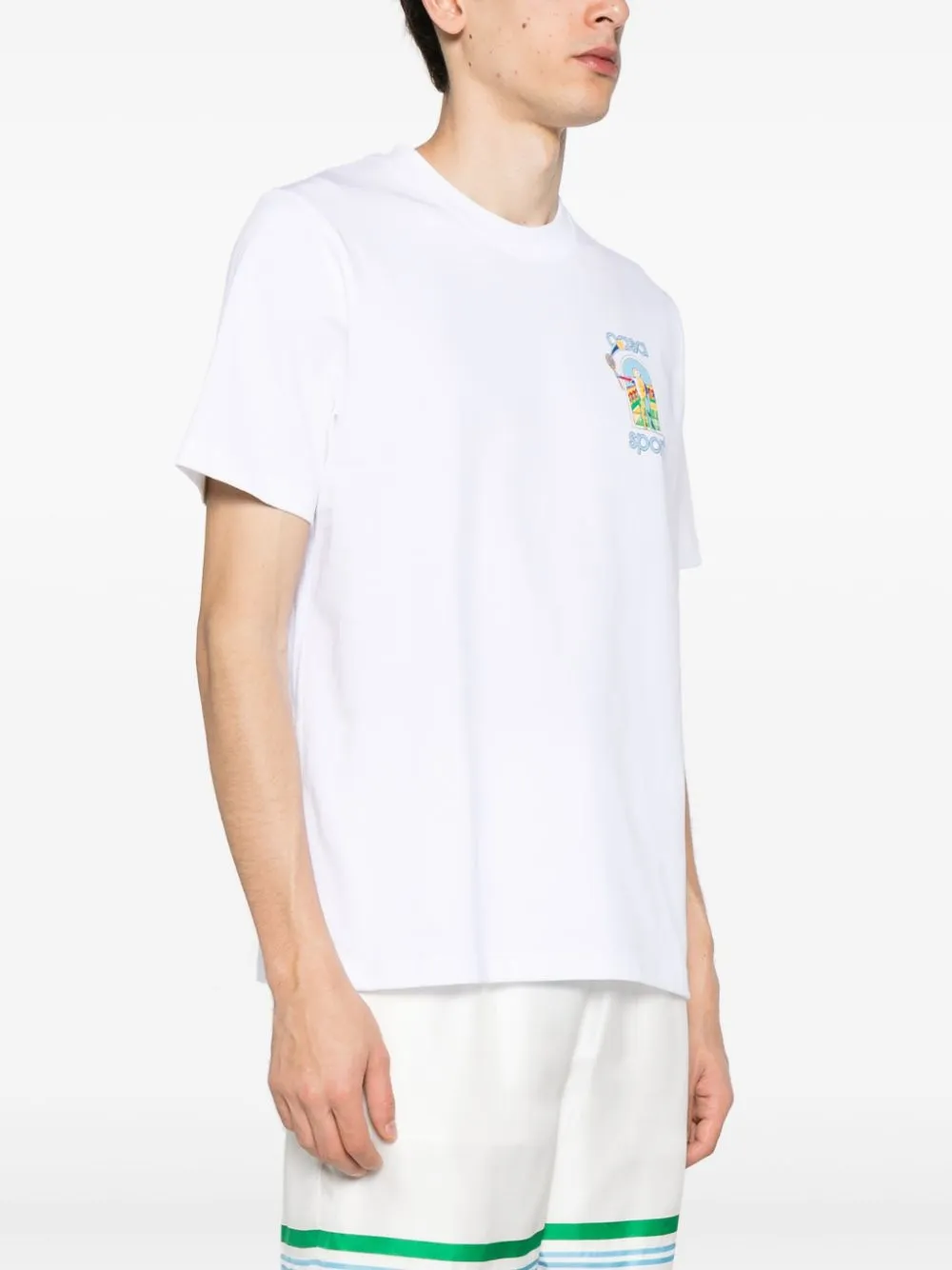 Le Jeu-print cotton T-shirt