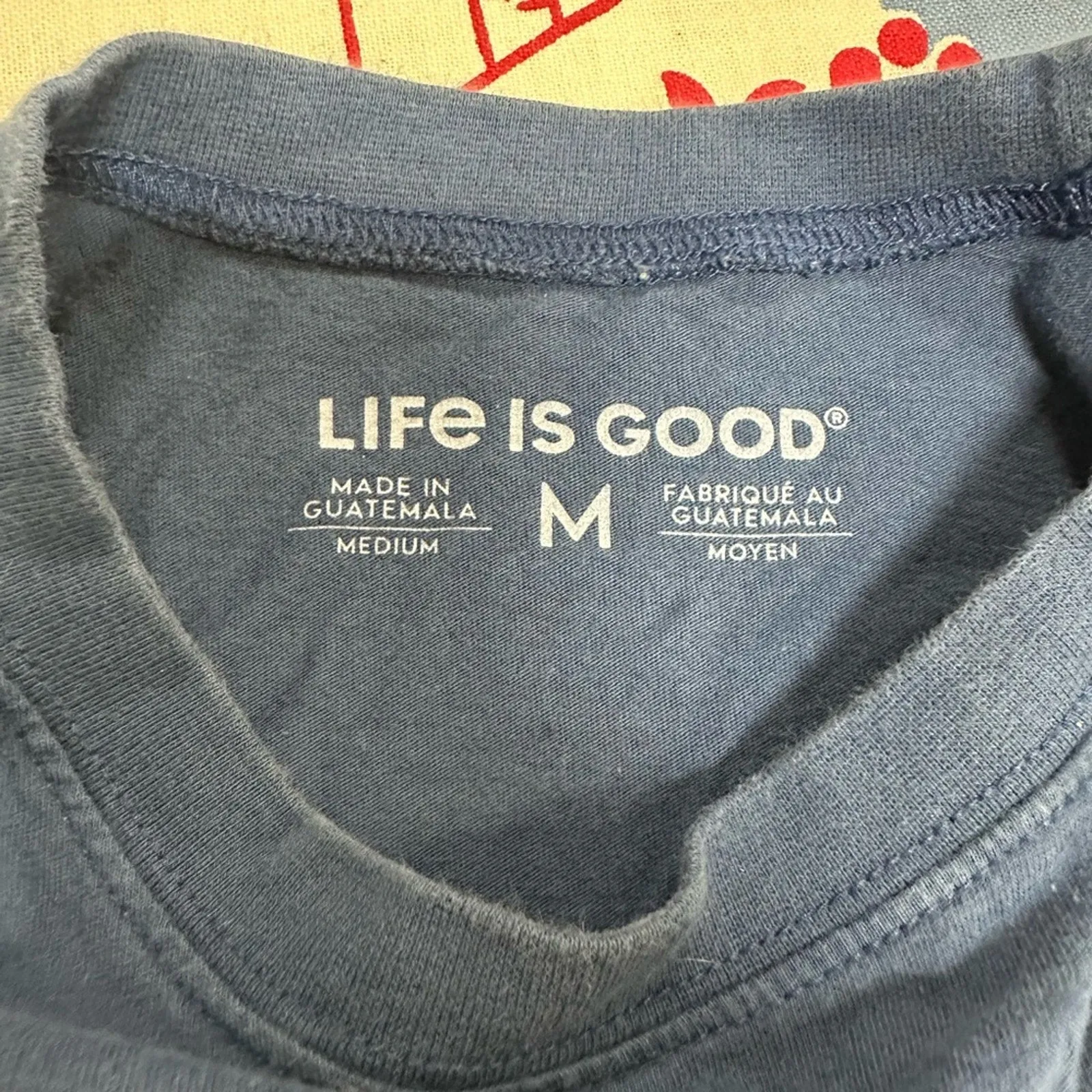 Life Is Good Blue Short Sleeve Tee