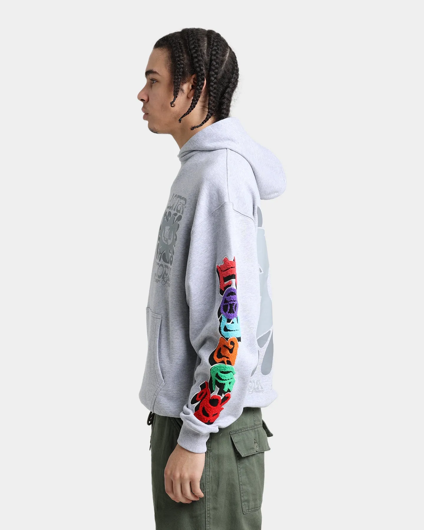 Loiter Fleur Hoodie Grey