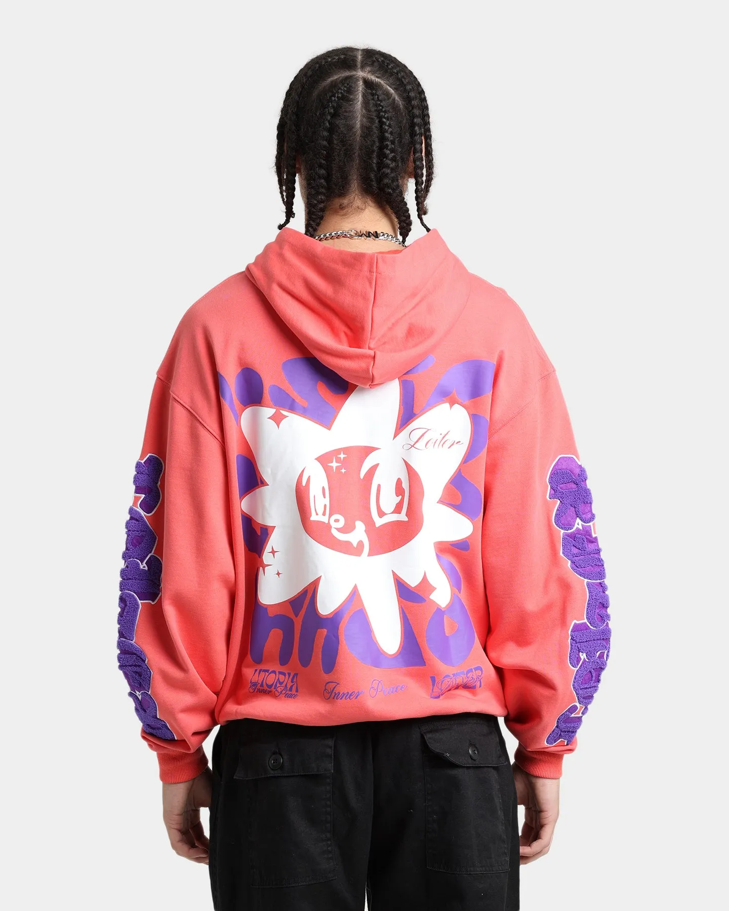 Loiter Fleur Hoodie Pink