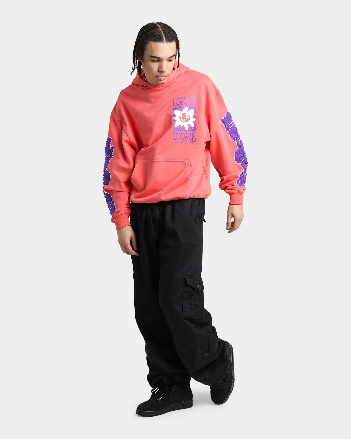 Loiter Fleur Hoodie Pink