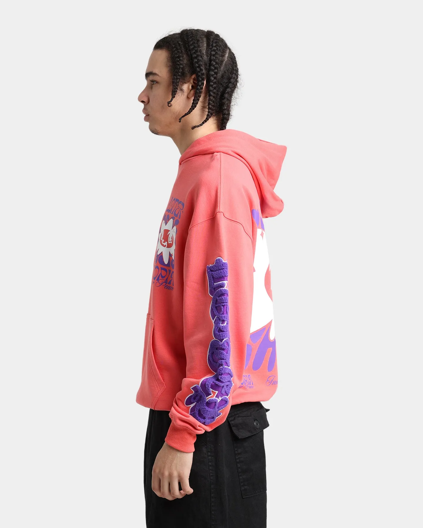 Loiter Fleur Hoodie Pink