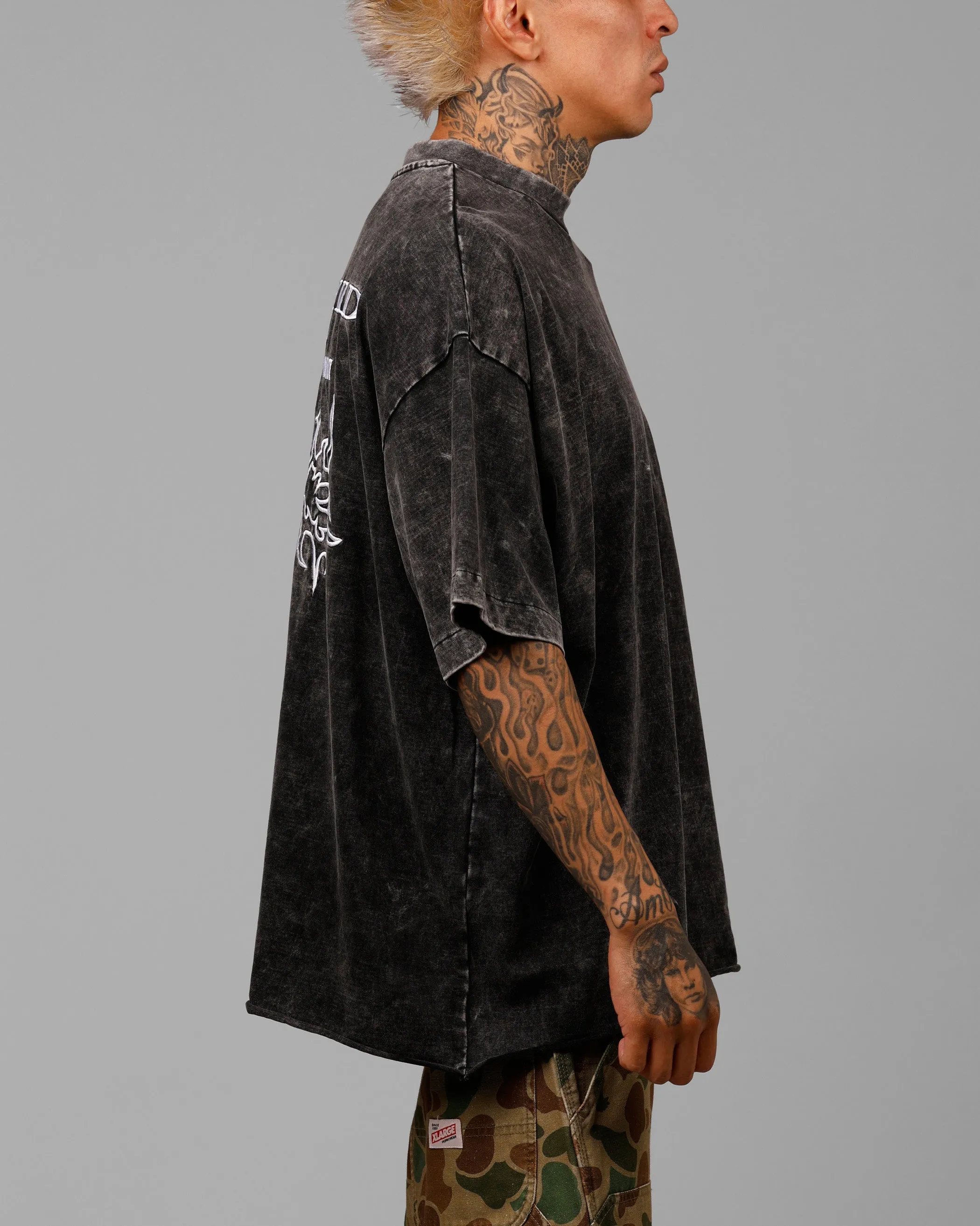 Loiter Star Child Pocket T-Shirt Black Wash