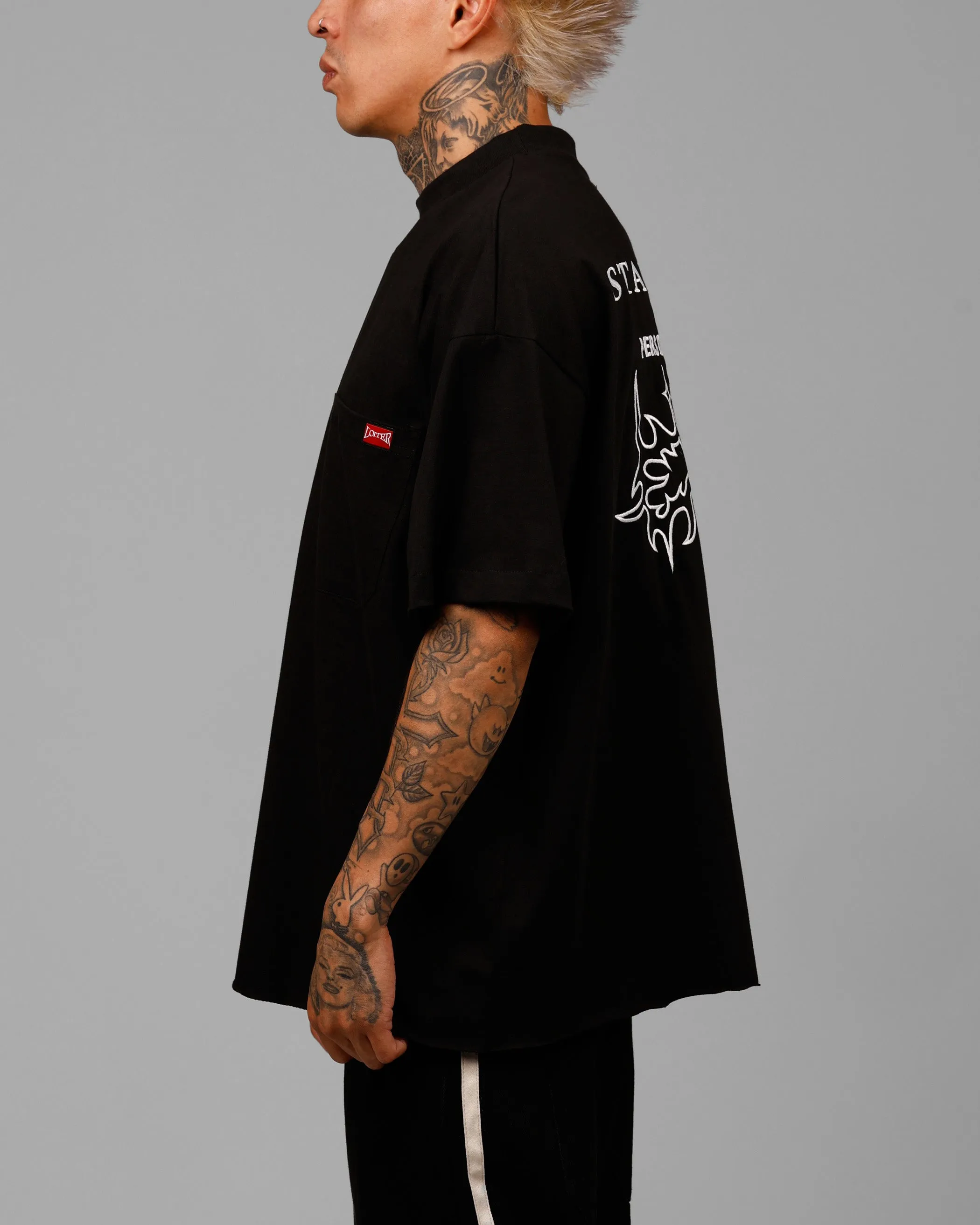 Loiter Star Child Pocket T-Shirt Black