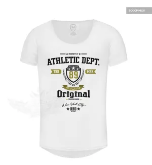 Men's Designer White T-shirt Property of RBD Athletic Dept. MD888