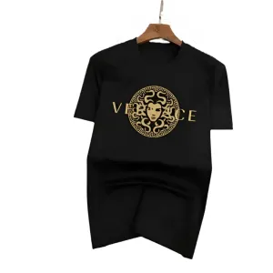 Men's Fashionable Breathable Cotton T-Shirt - Stylish Printed Running Tee, Short-Sleeved Sports Top for Summer