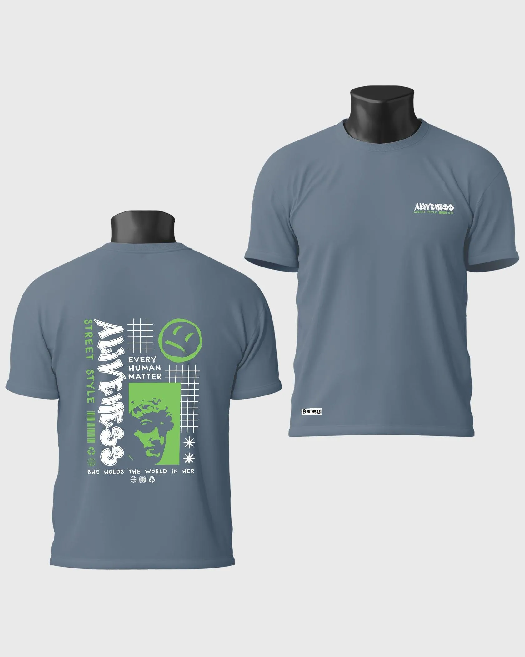Mens Regular Tshirt Funky Funky Aliveness