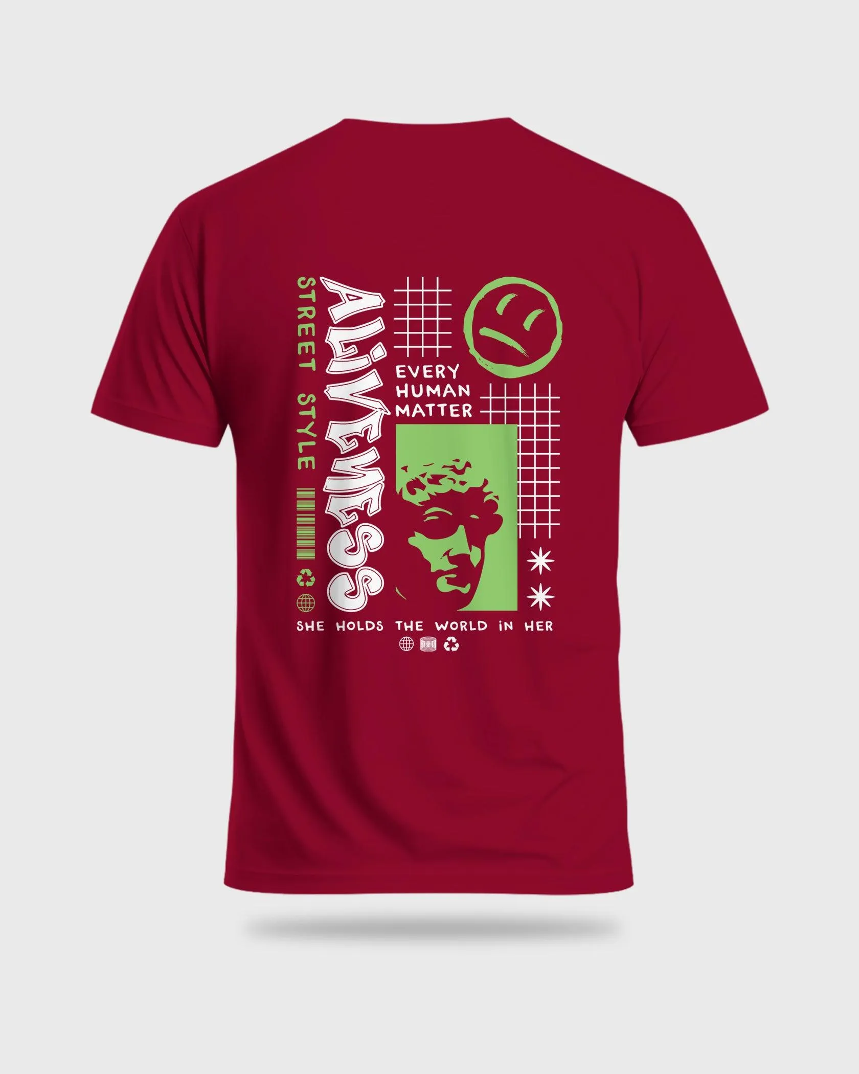 Mens Regular Tshirt Funky Funky Aliveness