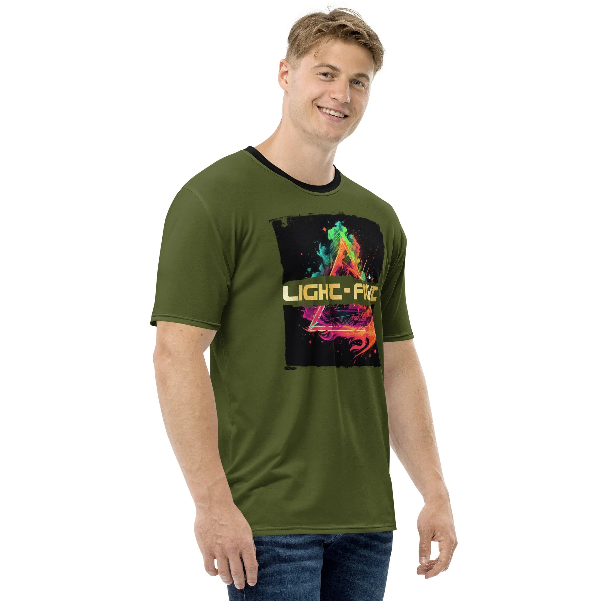 Men's T-Shirt Abstract Triangle